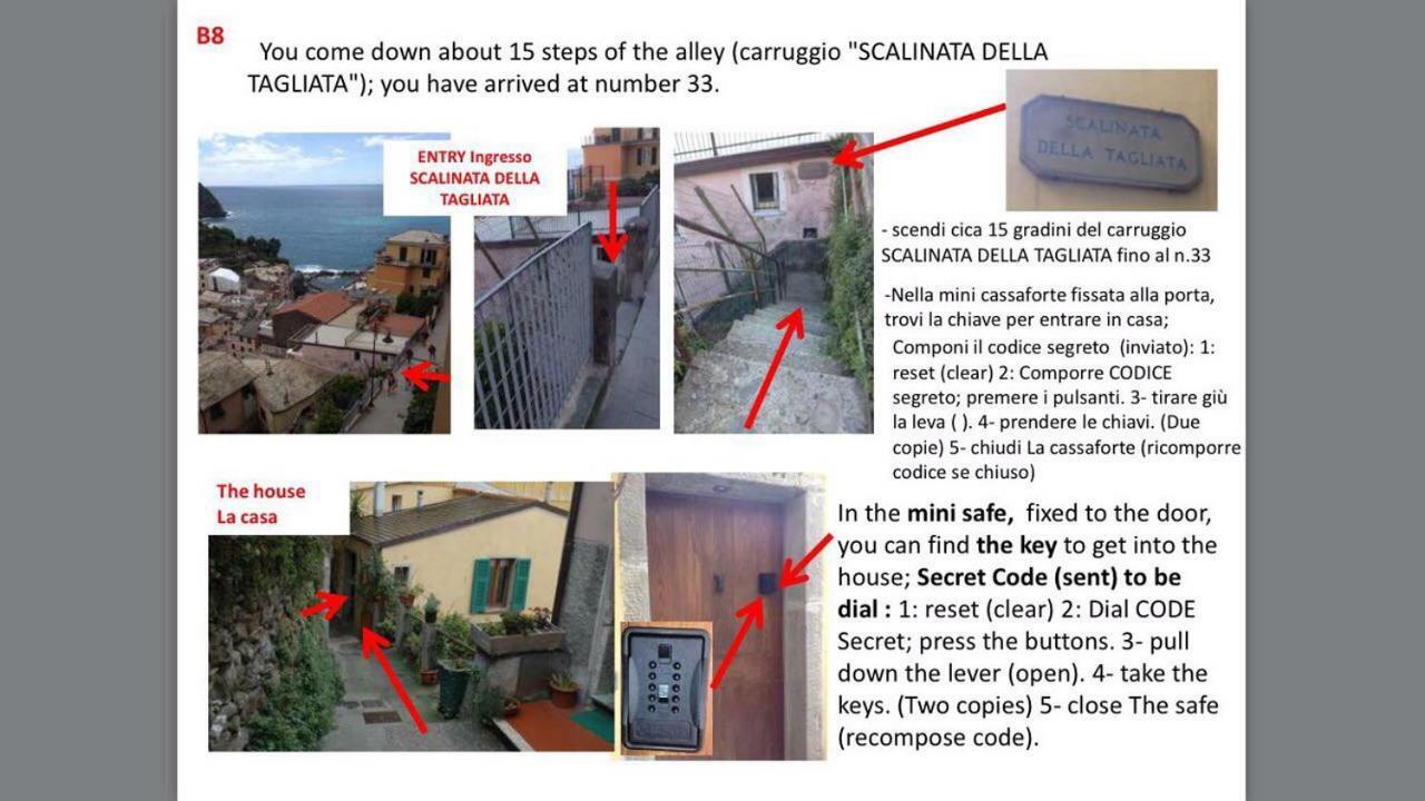 Appartamento Chic Riomaggiore 5 Terre Eksteriør bilde