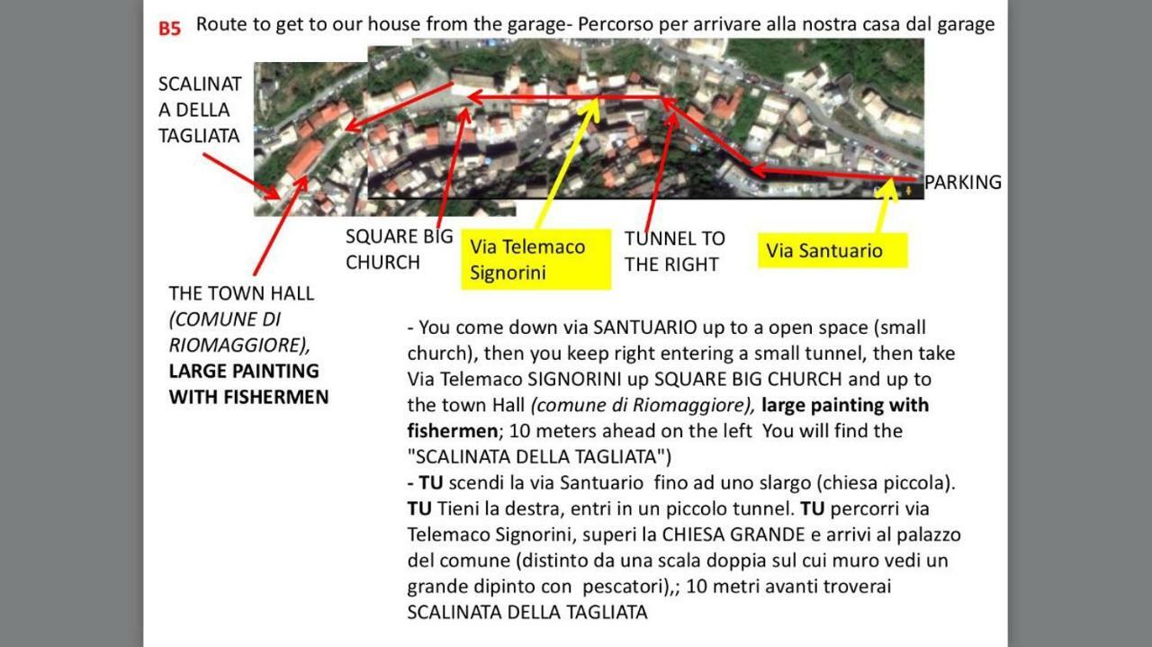 Appartamento Chic Riomaggiore 5 Terre Eksteriør bilde